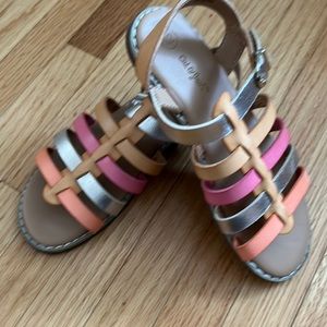 Toddler sandals worn  twice from cat and Jack